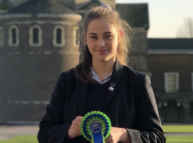 Lower School 2 pupil through to the Area Festival Dressage Championships
