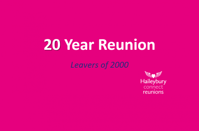 HC 20 year reunion – Leavers 2000