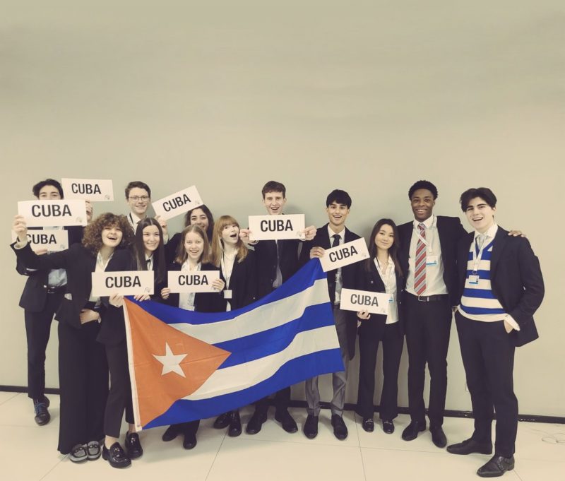 Sixth Form and Fifths pupils enjoy a week of debating in Model United Nations in the Hague