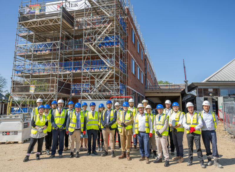 Topping out ceremony celebrates significant milestone as SciTech build nears completion