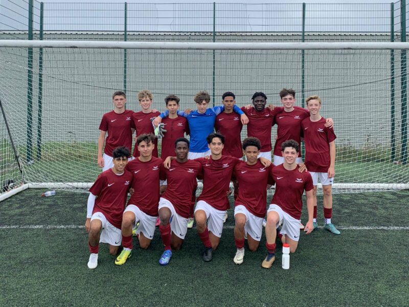 Boys football 1st XI through to the second round of the IFSA cup