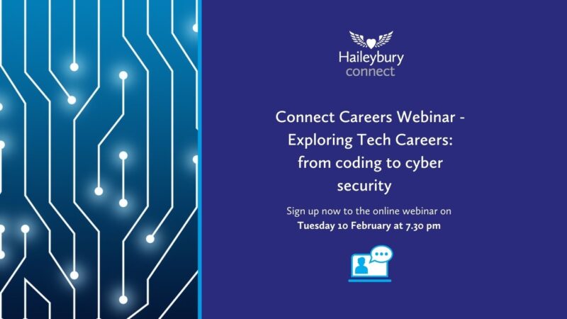 Connect Careers Webinar – Exploring Tech Careers: from coding to cyber security