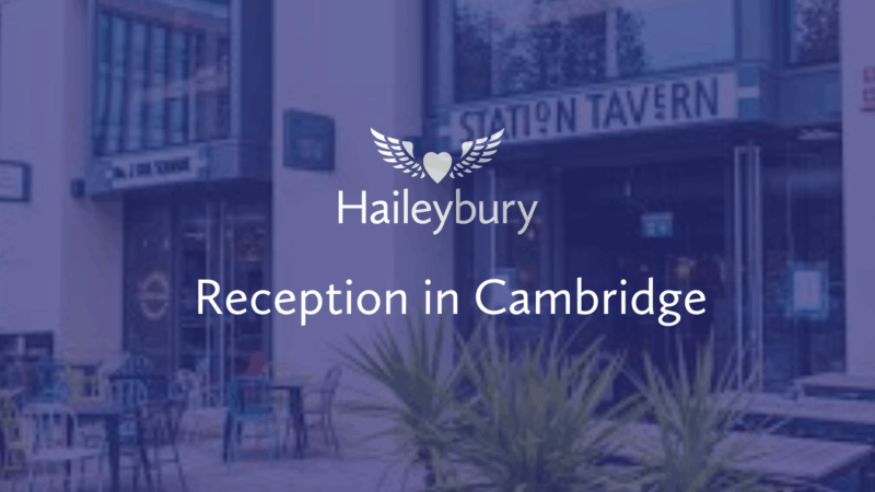 Drinks reception in Cambridge