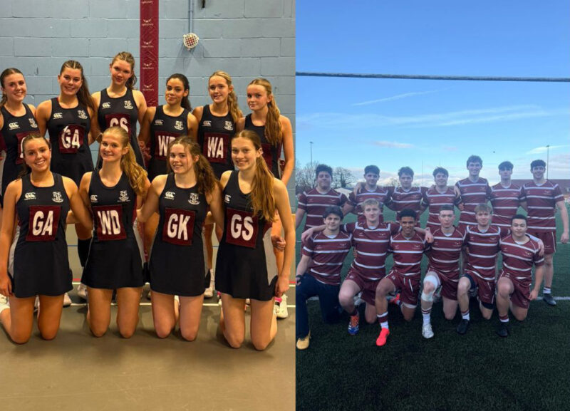 Netball and Rugby Squads on a Roll